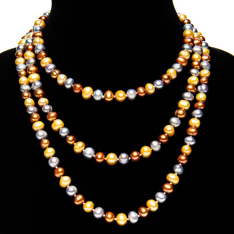 60" Pearl Rope Necklace