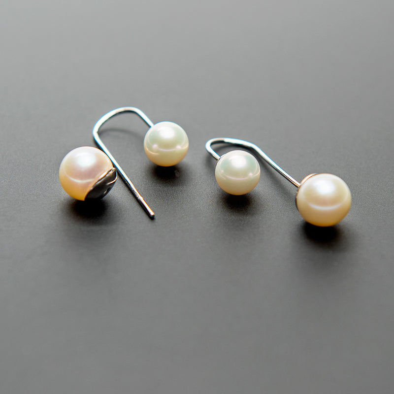 Leheybia 2 Pcs Pearl Earrings for Women Pearl Earrings Pearl Accessories  for Women