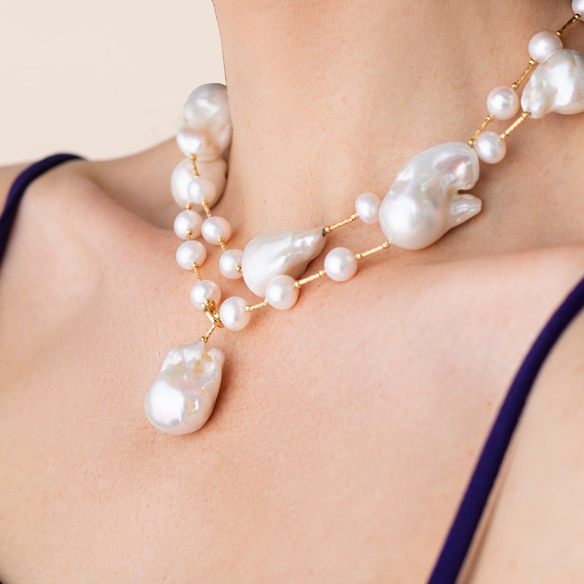 ネックレス・ペンダント The Baroque Pearl Necklace Baroque Pearl Necklace — GLDN