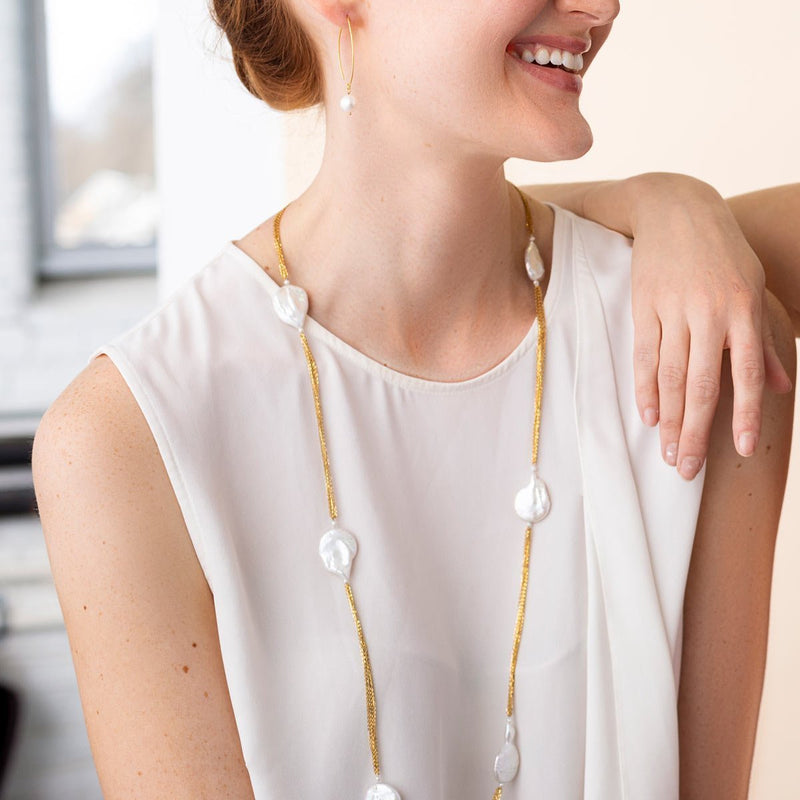DIY Pearl Daisy Chain Necklace – Honestly WTF