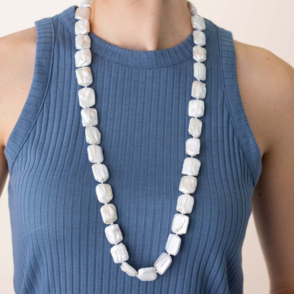 ネックレス・ペンダント Monday Edition _ MJxME Pearl String Necklace Monday Edition _ MJxME Baroque Pearl String Necklace (Monday